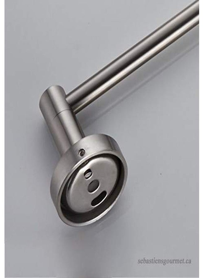 iSTAR Heavy Round Stainless Steel 24 Inch Towel Rod Towel Rack for Bathroom Towel Bar Hanger Stand Bathroom Accessories - Image 4